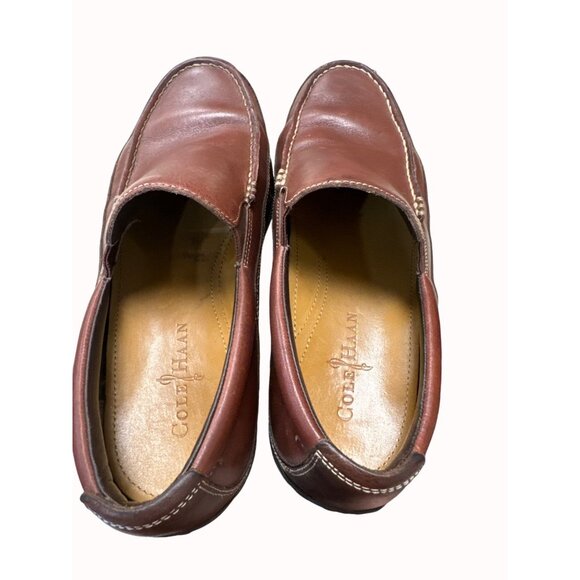 Cole Haan Nike Air men’s brown leather loafer shoes size 8.5M SKU 5233 main image 5